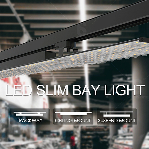 ShineLong LED Slimbay Linear Light Commercial 40w/60w/75w Aluminum Modern Light Fixture